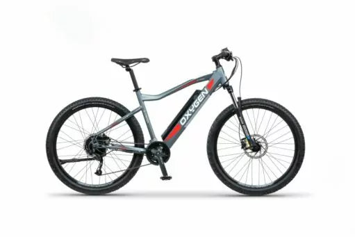 Oxygen S-Cross MTB MKII Electric Mountain Bike – 27 Speed, 27.5″ Wheel