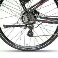 Oxygen S-Cross ST MKII  Step Through Electric Hybrid Bike – 24 Speed, Black