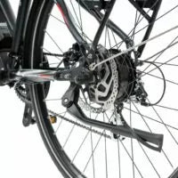 Oxygen S-Cross ST MKII  Step Through Electric Hybrid Bike – 24 Speed, Black