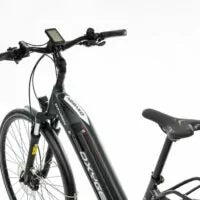 Oxygen S-Cross ST MKII  Step Through Electric Hybrid Bike – 24 Speed, Black