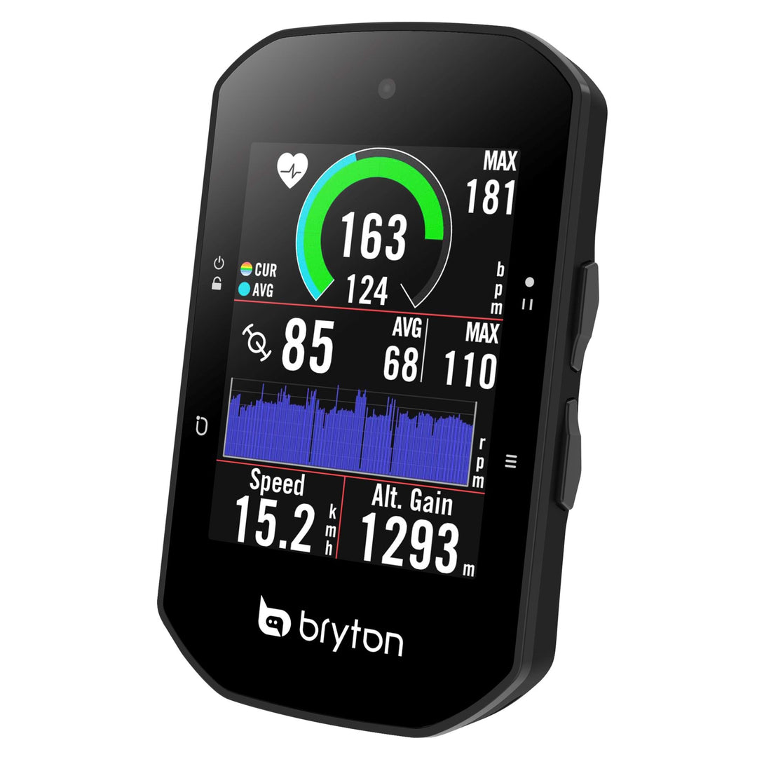 BRYTON S500T GPS CYCLE COMPUTER BUNDLE WITH SPEED/CADENCE & HEART RATE