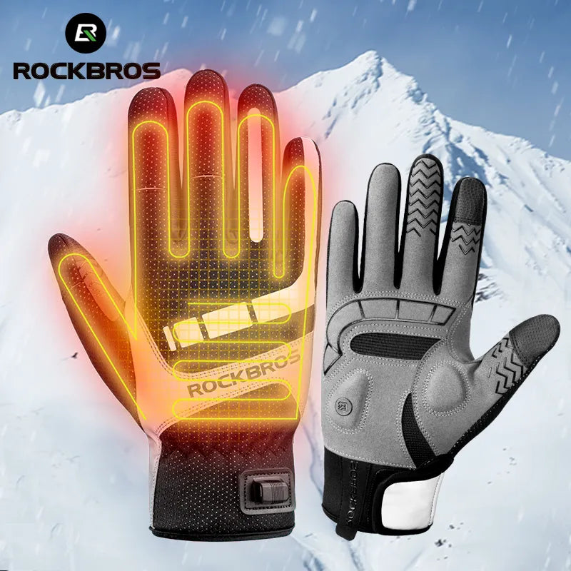 ROCKBROS USB Heated Gloves 360 Cycleworx